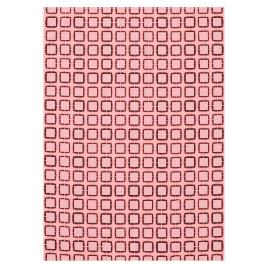 ピンクテモダンクスチャ テーブルクロス (正面)