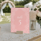 ピンクテーブルロココボタニカルリース