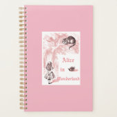 ピンクテーマヴィンテージアリスinワンダーランドティーパーティー プランナー手帳 (正面)