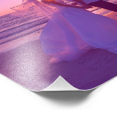 ピンクテ結婚ィントの8"x8" フォトプリント (角)