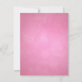 ピンクテ魅力的ィーパーティの招待状 招待状 (裏面)