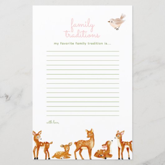 ピンクディアファミリーの伝統と予測ゲーム (裏面)