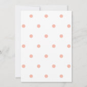 ピンクディアベビーシャワー招待状 招待状 (裏面)