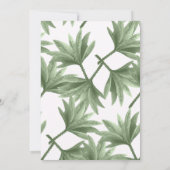 ピンクディオナンスダンスストンプチョンプローガール誕生日 招待状 (裏面)