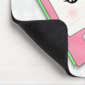 ピンクディスケット マウスパッド (コーナー)