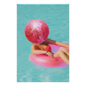 ピンクディスコの壁のポスター – ガーリーDorm Decor ポスター (正面)