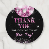 ピンクディスコインマイ誕生日エラ誕生日 フェイバータグ (正面)