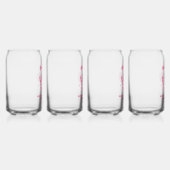 ピンクディスコカウガール独身最後の夜のギフトグラス ガラス缶 (右)