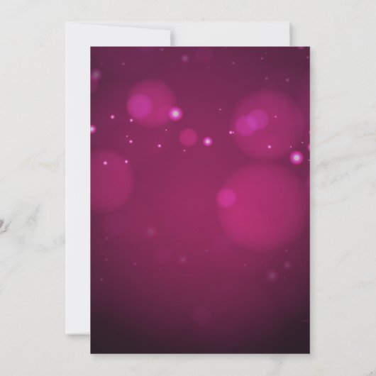 ピンクディスコガールズナイトガレンティーズデイパーティー 招待状 (裏面)