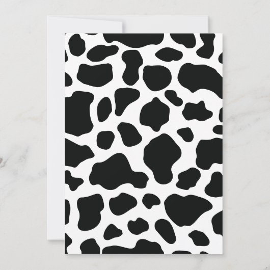 ピンクディスコスペースカウガール ブライズメイドパーティー シンプル 招待状 (裏面)