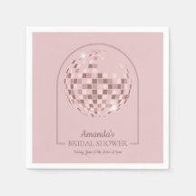 ピンクディスコブギーブライダルシャワー