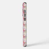 ピンクディスコボール柄 iPhoneケース (左側面)