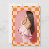 ピンクディスコボール30th誕生日招待状 招待状 (裏面)