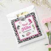 ピンクディスコ女性のカーボーイパーティーの好意バッグ フェイバーバッグ (封をした状態)