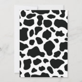 ピンクディスコ宇宙女性のカーボーイシンプルバチェロレッテ 招待状 (裏面)