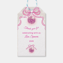 ピンクディスコ輝く女の子のクリスマスパーティー