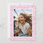 ピンクディスコ | 2桁10誕生日 招待状 (裏面)