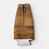 ピンクデイジーと馬蹄地方ウェスタン結婚ズ ボトルクーラー (裏面)