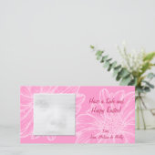 ピンクデイジーイースターフォトカード シーズンカード (スタンド正面)