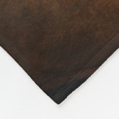 ピンクデイジーカウボーイブーツカントリーウェスタン結婚ズ フリースブランケット (角)