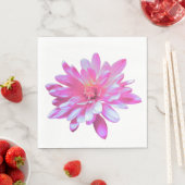 ピンクデイジーピンクフローラピンク花 スタンダードランチョンナプキン (インサイチュ)