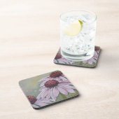 ピンクデイジーフラワーコースター コースター (右側)