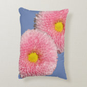 ピンクデイジーフラワーズアクセントクッション アクセントクッション (裏面(縦))