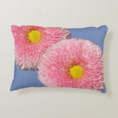 ピンクデイジーフラワーズアクセントクッション アクセントクッション (裏面)