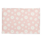 ピンクデイジーフローラ 枕カバー (裏面)
