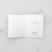 ピンクデイジーブーケメイド・オブ・オーナー（花嫁付き添い人）提案 招待状 (内部)