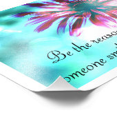 ピンクデイジーホームデコールプリント フォトプリント            (角)