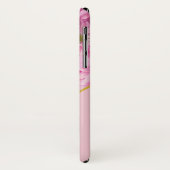 ピンクデイジーモノグラム Case-Mate iPhoneケース (裏面/左)