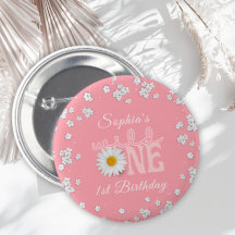 ピンクデイジーワイルドワン 1歳の誕生日 