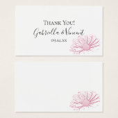 ピンクデイジー効果フローラ結婚式の引き出物ラベル (正面&裏面)