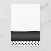 ピンクデイジー水玉模様バルミツワー返信カード 出欠カード (裏面)