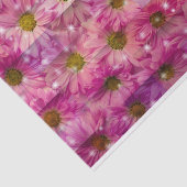 ピンクデイジー織り 薄葉紙 (詳細)