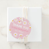 ピンクデイジー誕生日ありがとう フェイバータグ (インサイチュ)