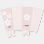 ピンクデイジー誕生日ポップコーン フェイバーボックス (見開き)