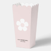 ピンクデイジー誕生日ポップコーン フェイバーボックス (正面)