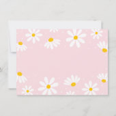 ピンクデイジー誕生日 サンキューカード (裏面)