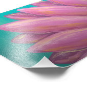 ピンクデイジー5x7プリント フォトプリント            (角)