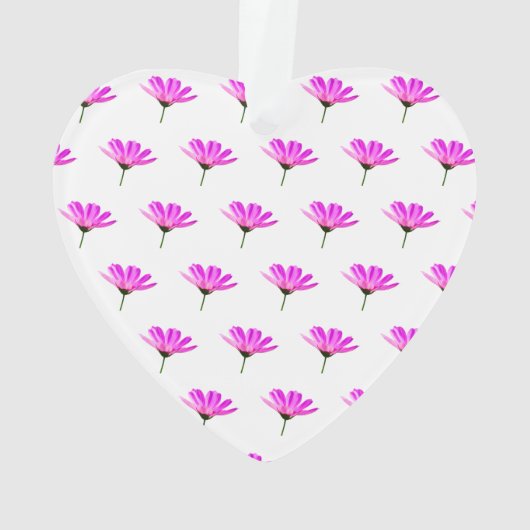 ピンクデイジー オーナメント (裏面)
