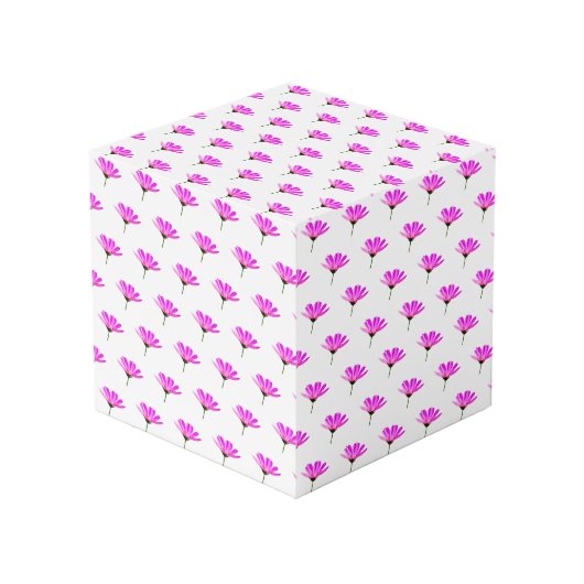 ピンクデイジー フォトキューブ (正面アングル)