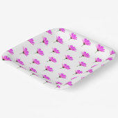 ピンクデイジー ペーパープレート (傾斜あり)