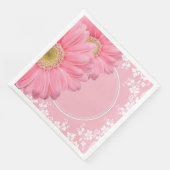 ピンクデイジー&ホワイトレースパーティーウェディングレセプション (コーナー)