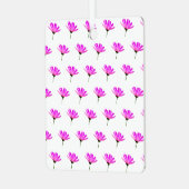 ピンクデイジー メタルオーナメント (正面左)