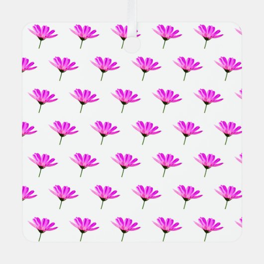 ピンクデイジー メタルオーナメント (正面)