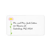 ピンクデイジー ラベル (正面)