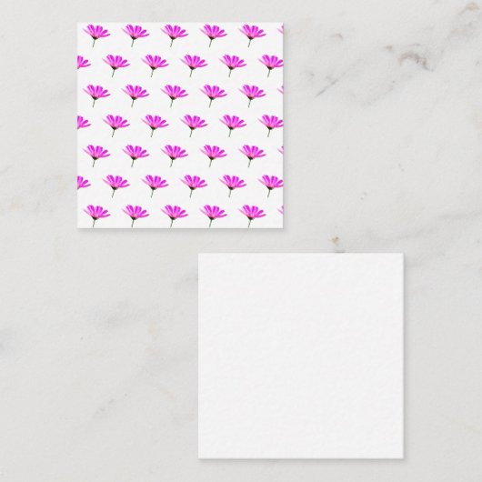 ピンクデイジー 割引カード (正面/裏面)