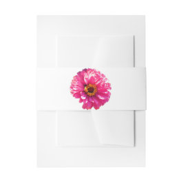 ピンクデイジー 招待状ベリーバンド